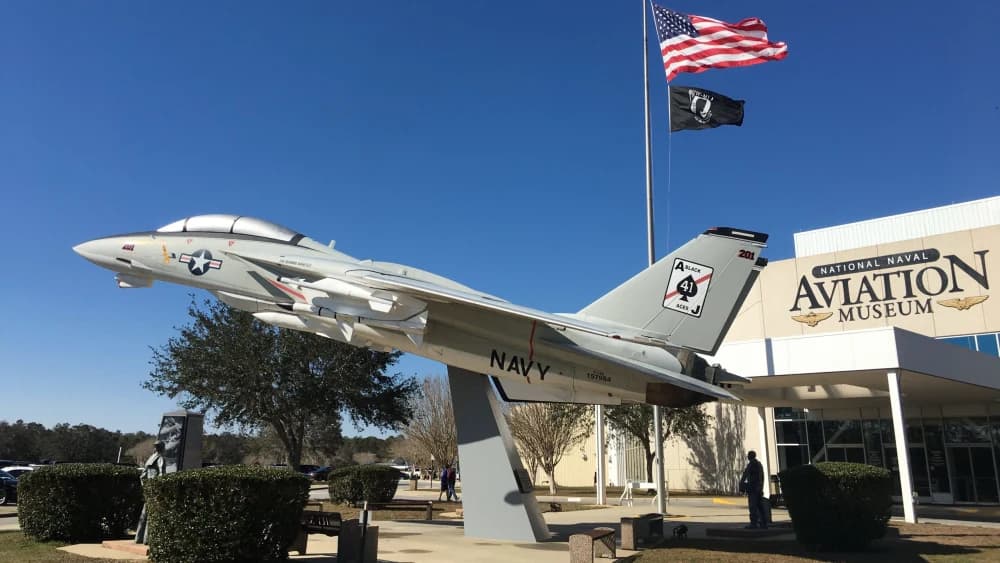 F-14 Tomcat on display outside the National Naval Aviation Museum, NAS Pensacola