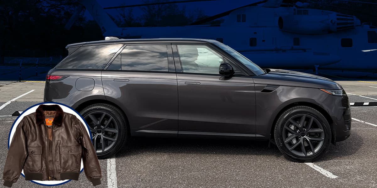 2026 Range Rover sweepstakes hero image featuring a limited-time flight jacket flash prize